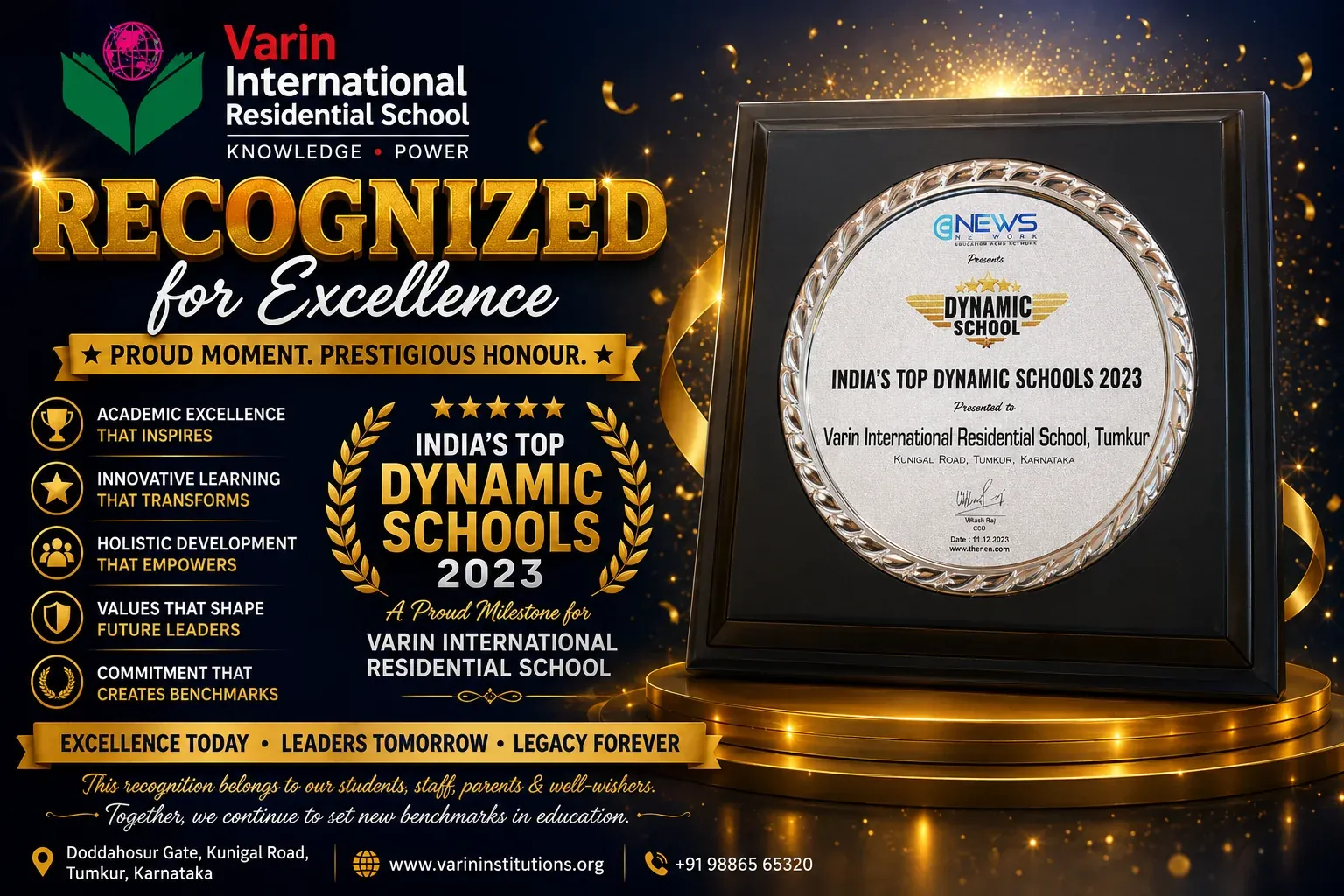Varin excellence recognition