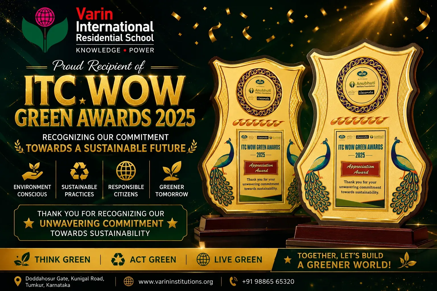 India School Merit Awards 2025 recognition