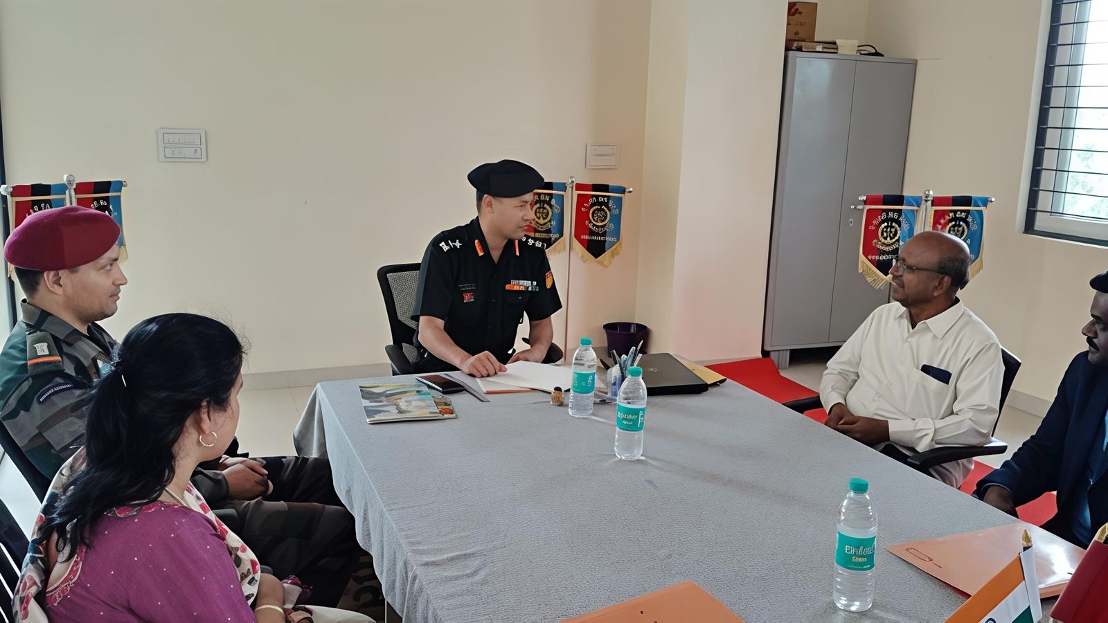 NCC leadership interaction at Varin