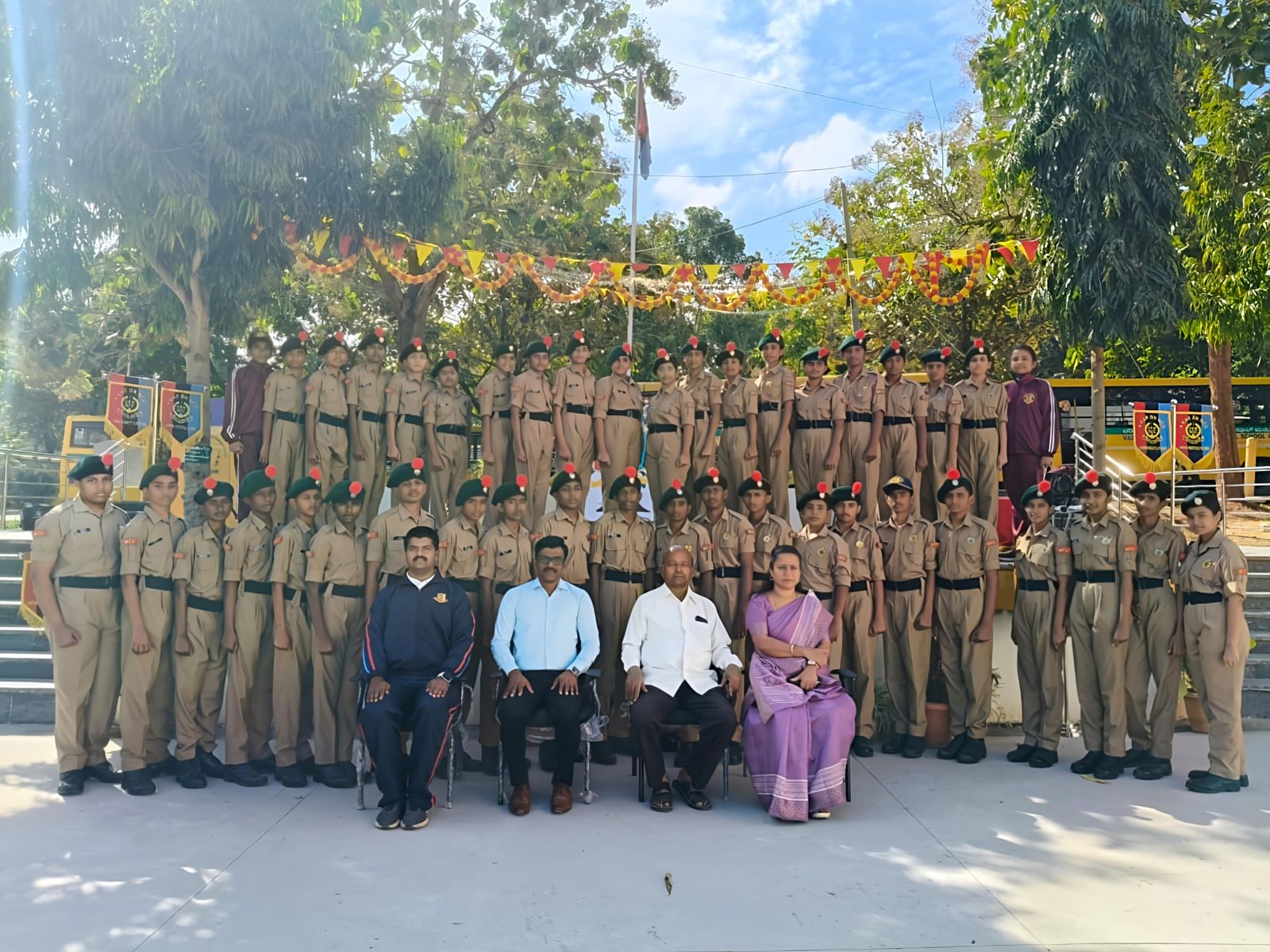 NCC ceremony at the Varin campus